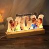 Amabery Custom Mom Photo Night Light Custom Photo Print Personalized Mom Acrylic LED PicturesLamp, Mother's Day Night Light Gift, Mom Grandma