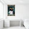 Vintage Teal Bumblebee Toilet Paper Metal Tin Sign Retro Whimsical Advert Plaque for Home Cafe Man Cave Decor