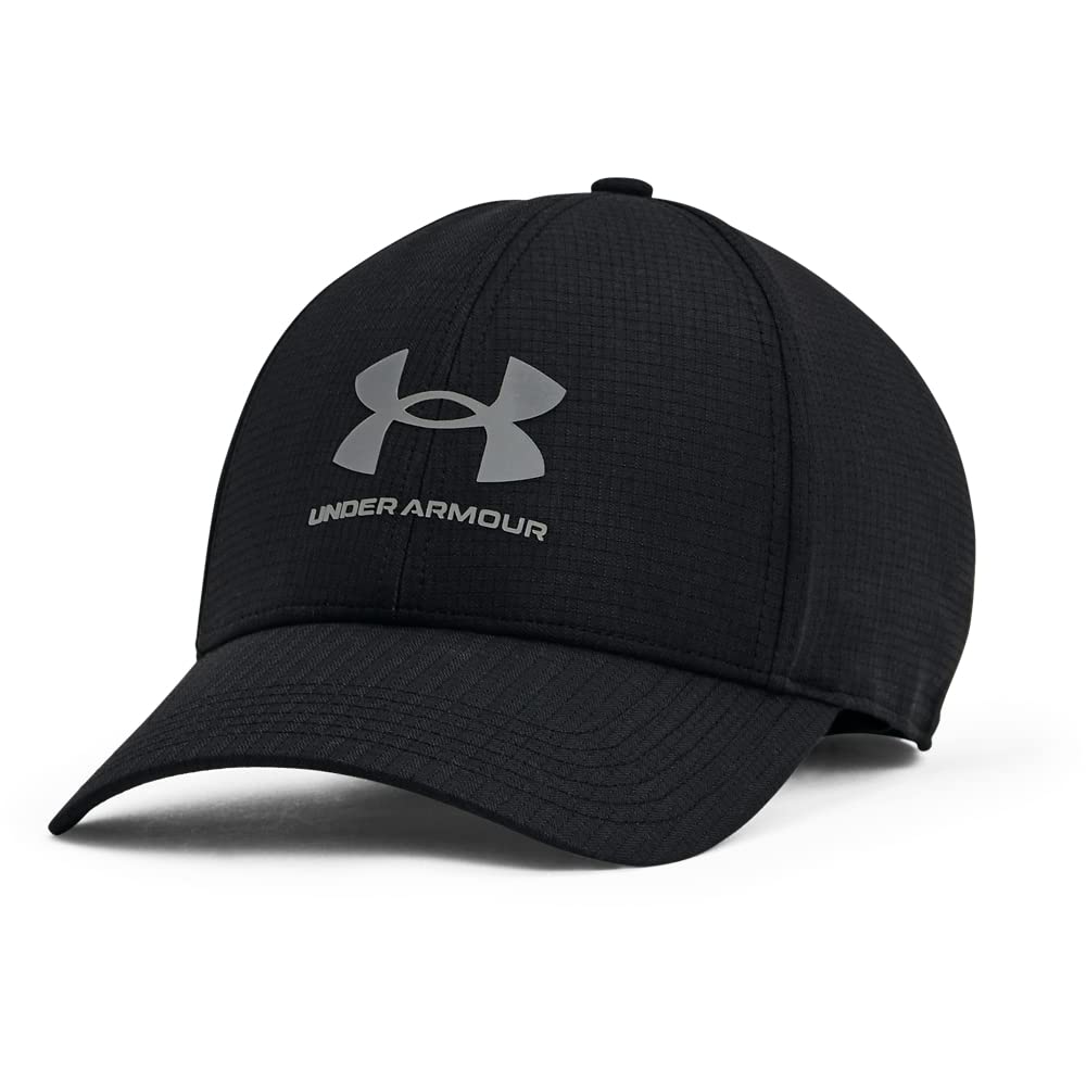 

Кепка мужская Iso-Chill Under Armour Armorvent Fitted черная, (001)/Светло-серый, средний/большой