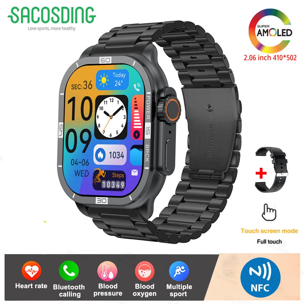 Bluetooth Call Smart Watch For Women Men Amloed Watches Men Sports Fitness Tracker Heart Rate Smartwatch For Android IOS