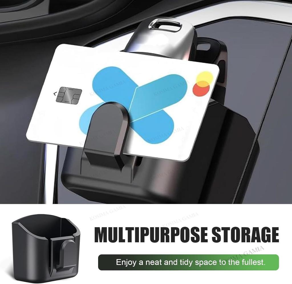 1-5 Stück Universal Auto Schlüsselhalter Clip Organizer Auto Armaturenbrett Schlüssel Aufbewahrungsbox Rückseite Klebehalterung Passend für Karten Schlüsselhalter Aufbewahrung