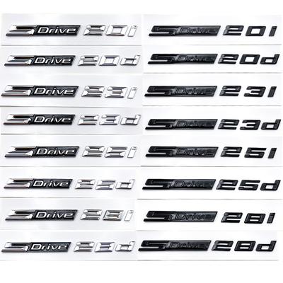 3D SDrive 20i 23i 25i 28i 20d 23d 25d 28d Auto Znak na blatník Znak na kufr Samolepka Pro BMW M X1 X3 X4 X5 X6 X7 GT Logo Příslušenství yq2
