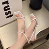 Stiletto Sandals with Buckle Straps for Women Shallow Mouth Party Sandals Fashion Open Toe 2025 New Hot Selling Women's Shoes