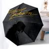 1pc Michael Jackson Automatic Folding Umbrella, Portable Collapsible Design, Casual Outdoor Accessory L1127137