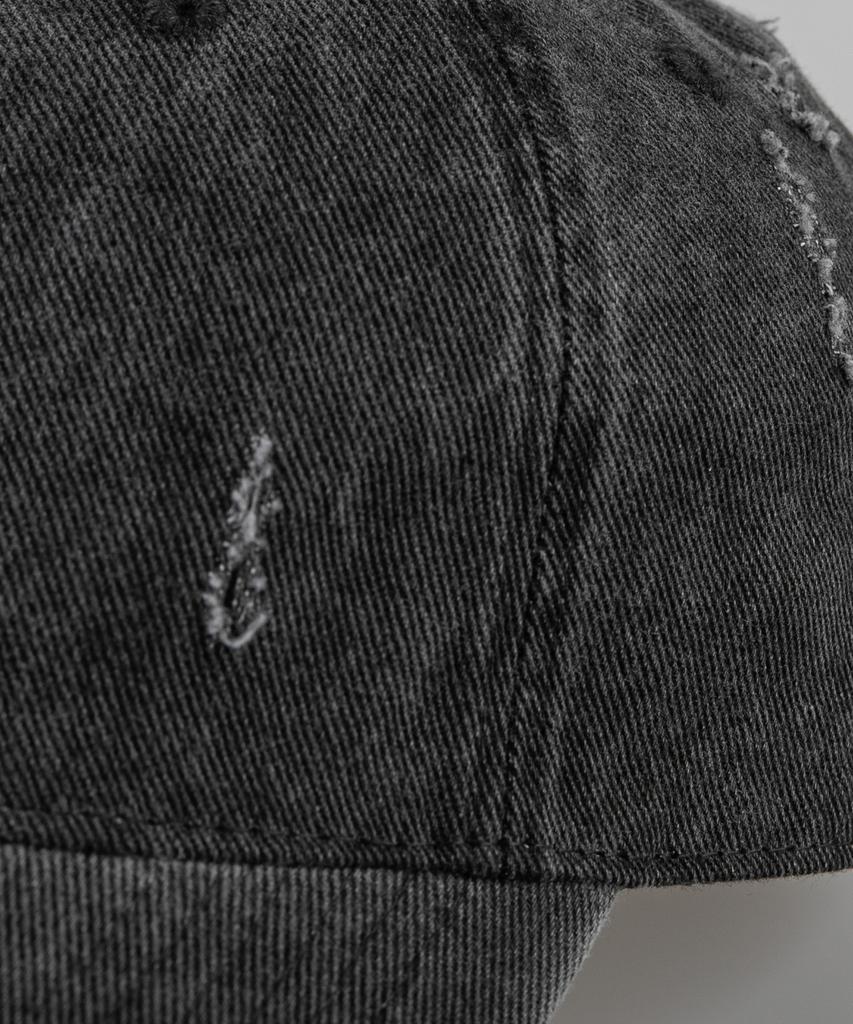 Wig Executive Classic Damaged Pigment Ball Cap - Charcoal