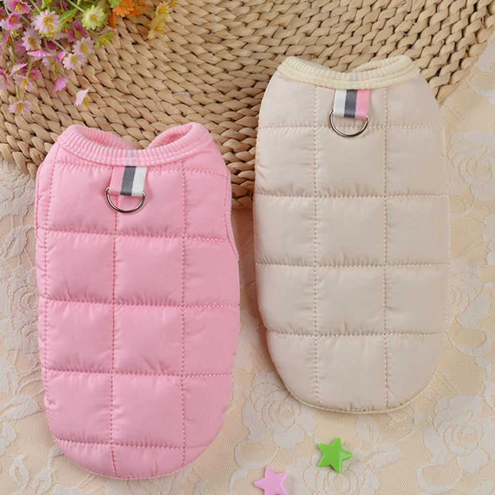 XS-2XL Winter Warm Cotton Dogs Vest Coats For Small Medium Dog Clothing Puppy Kitten French Bulldog Chihuahua Pet Dogs Clothes
