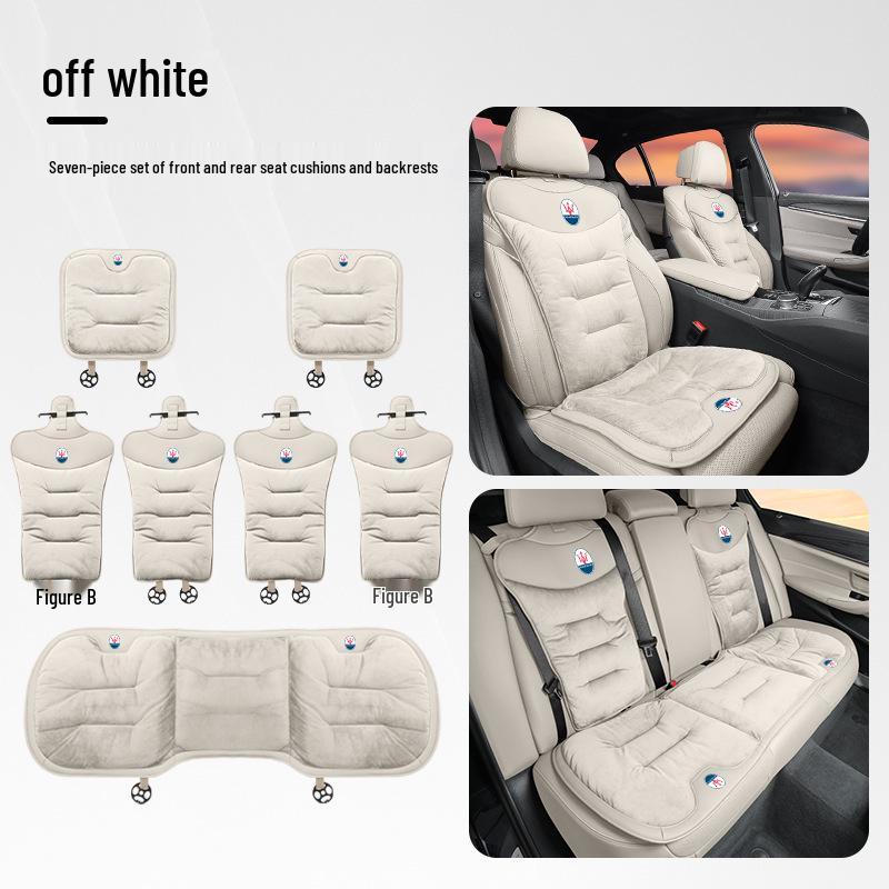 Zimowa flanelowa poduszka na siedzenie Maserati Ghibli/Levante