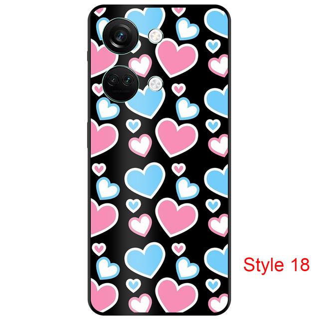 

Чохол для OnePlus Nord 3 Black Cartoon Soft Silicon бампер на OnePlus Nord 3 5G Чохол 6,74 дюйма Ультратонкий Повний захист Nord 3-Style 18