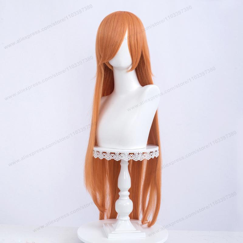 Anime 100Cm Long Staight Cosplay Synthetic Wig Black White Red Pink Brown Gold Blue Women Heat Resistant Hair High Quality Wigs