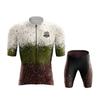Summer Cycling Jersey Set 2023 Breathable MTB Bike Sportswear Men's Short Sleeve Bicycle Cycling Clothing Quick Dry Outdoor Riding Uniform