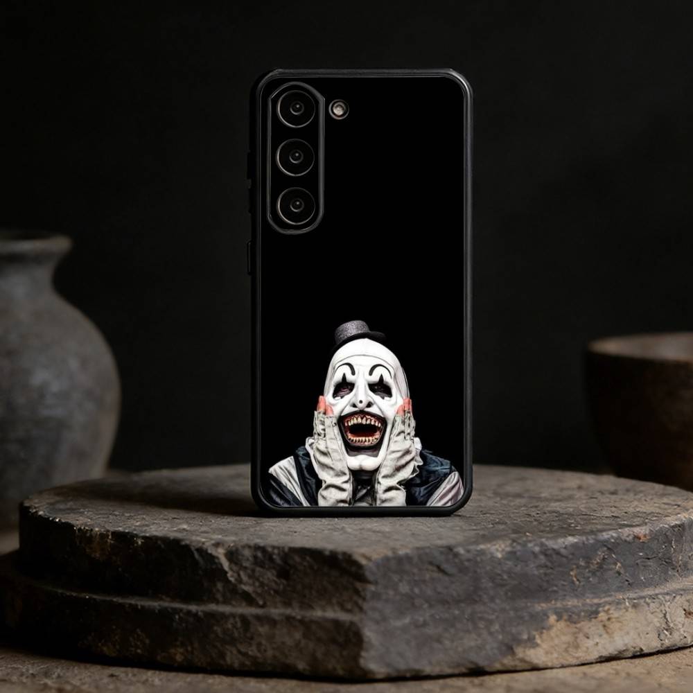 Art the Clown Horror T-Terrifier Handyhülle Für Samsung Galaxy A13,21s,22,31,32,52,53,71,72,73,Weiche Schwarze Hülle