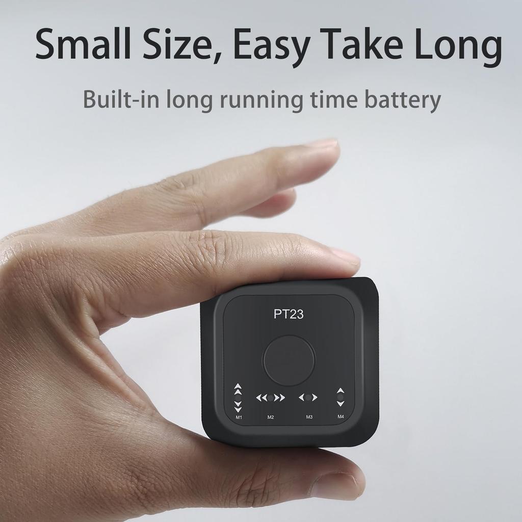 BAIG Page Turner Foot Supports Page ABS Rechargeable Bluetooth Page Turner Pedal for Computers Pedal, Multi-Platform 4-Mode Flip, (Black)