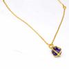 Raw Amethyst 925 Sterling Silver Necklace, Rough Gemstone Handmade Necklace Gift For Her Mom, Anniversary Gift