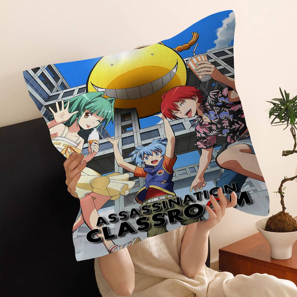 Anime Assassination Classroom Cushion Cover Car Throw Pillow Case For Sofa Car Christmas Gift xcm xcm