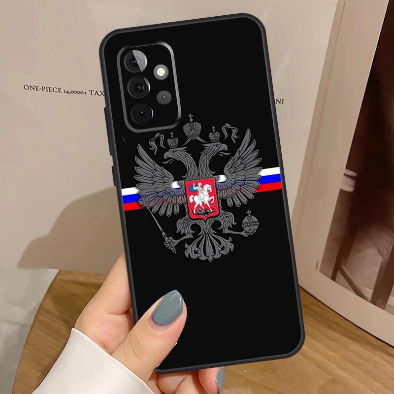Russian Flag Case For Samsung Galaxy A15 A16 A17 A26 A36 A56 A55 A35 A52 A32 A12 A53 A33 A13 A14 A34 A54