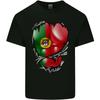 Gym Portuguese Flag Ripped Muscles Portugal Kids T-Shirt Childrens