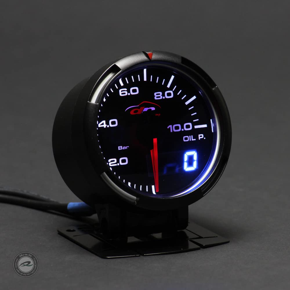 Deporacing DUAL Series Oil Pressure Gauge, 60mm Diameter [DUAL-Oil Pressure]*