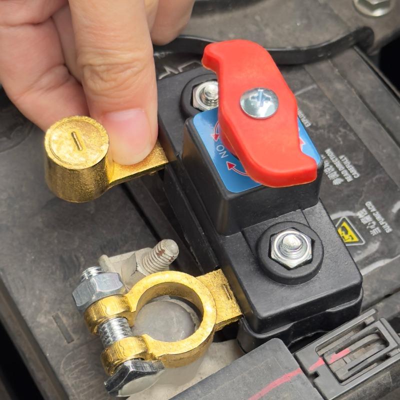 Battery Disconnect Switch 12V/24V Car Manual Automatic Circuit Breaker Universal Anti-Power Off Leakage Protector Auto Parts