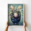 Poster for a Child Children's Pictures Moose