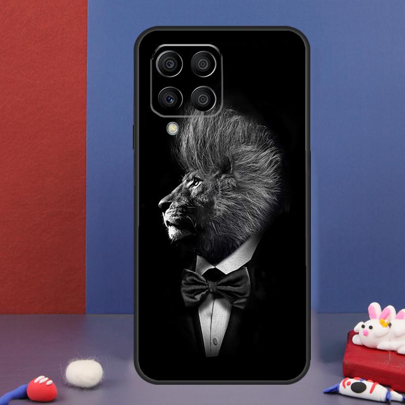 Man Suit Shirt Tie Case For Samsung Galaxy M34 M14 M54 M13 M15 M36 M55 M35 M56 M16 M31 M11 M53 M12 M32 M52 M06
