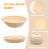 Collapsible Silicone Bread  Non-stick Bread Proofing Baskets for Sourdough Baking for Various for Bread Baking Rising Tool
