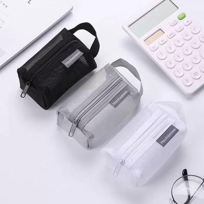Nylon Three-dimensional Square Mesh Wallet With Large Capacity, Compact And Portable, Suitable For Students.