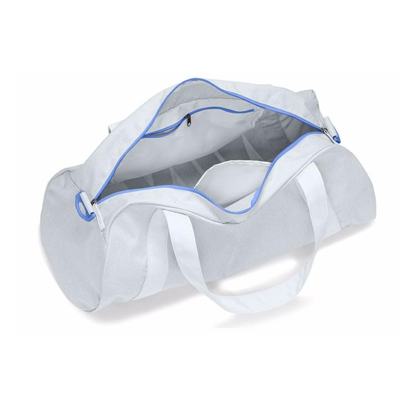 Nike Polyester Sports & Fitness Bag, Crossbody Bag, Handbag, Travel Bag Regular Unisex Carolina Blue And White Casual BA5490-043