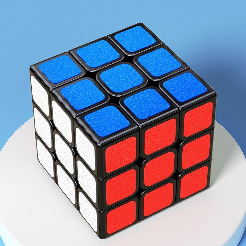 SENGSO Magic Cube 3x3 Mattierte Textur Aufkleber Magic Cube Lernspielzeug Kinder Puzzlespielzeug Für Wettbewerbs-Cubes Bestimmt
