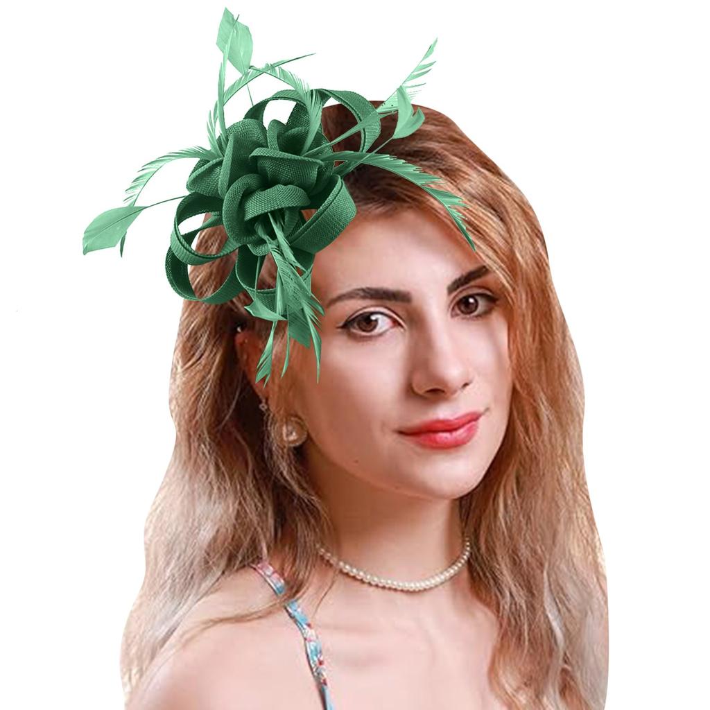 Hair Clip Flowers For Women Fascinators For Women High Tea Party Hats Cocktail Wedding Headware Bridal Headpiece