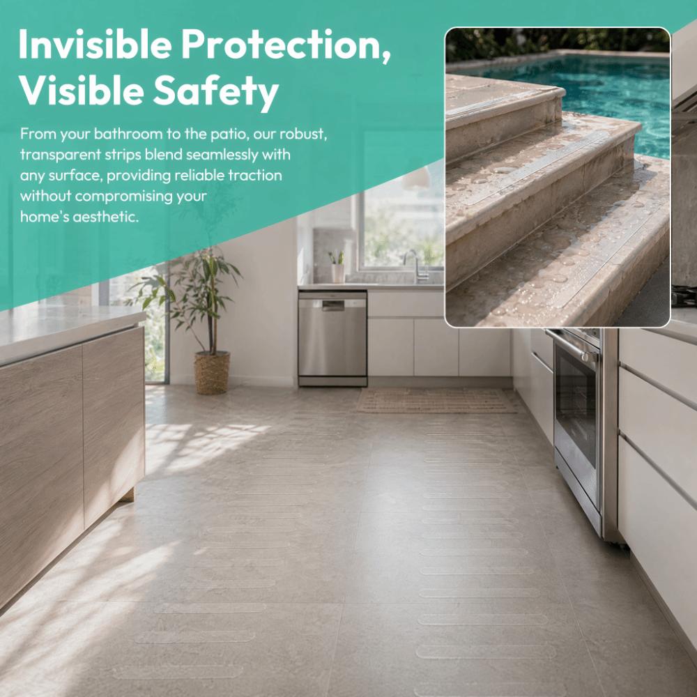 24 PCS PEVA Anti Slip Strip Self Adhesive Bathtub Sticker Practical Non Slip Sticker  Family