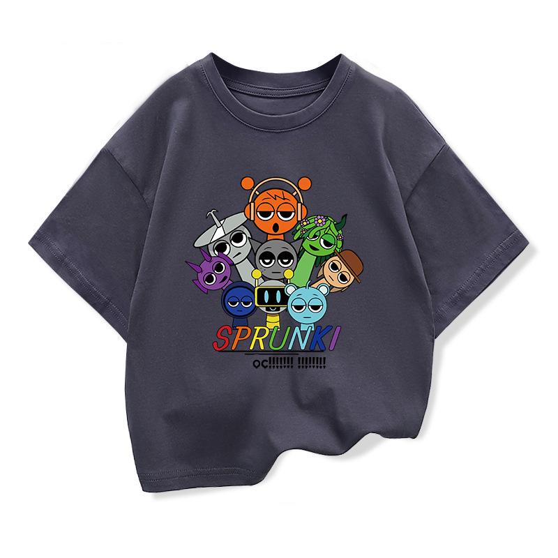 Summer children s short sleeved T-shirt top cartoon clothing T-shirt 140