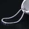 Women Jewelry Fashion Charming 925 Sterling Silver Tennis Bracelet for Girl Lady Women