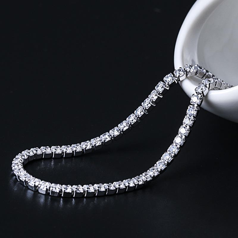 Women Jewelry Fashion Charming 925 Sterling Silver Tennis Bracelet for Girl Lady Women