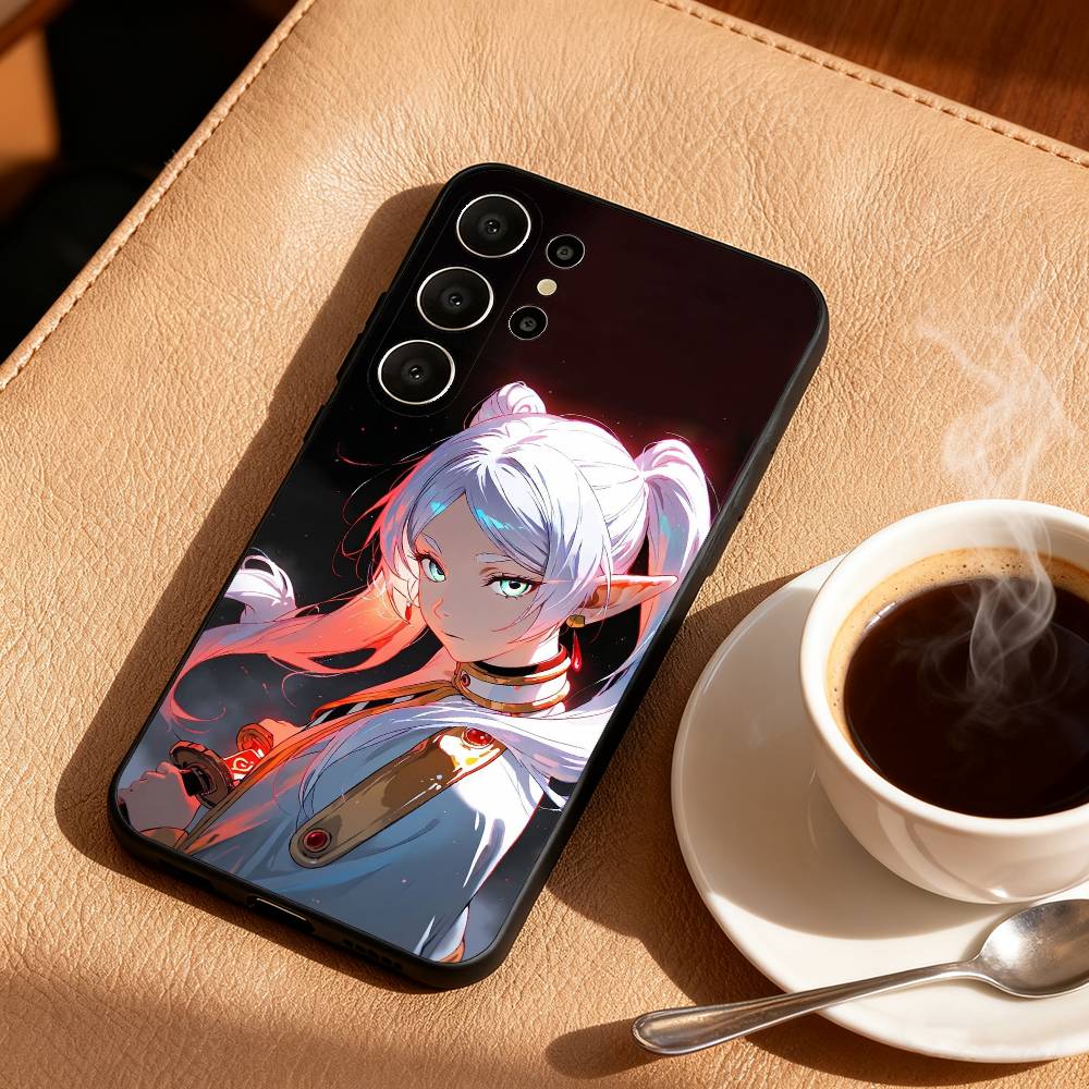 S-Sousou No F-Frieren Phone Case For Samsung S26,S25,S24,S21,S22,S23,S30,Ultra,S20,FE,Lite,10,9,Black Cover