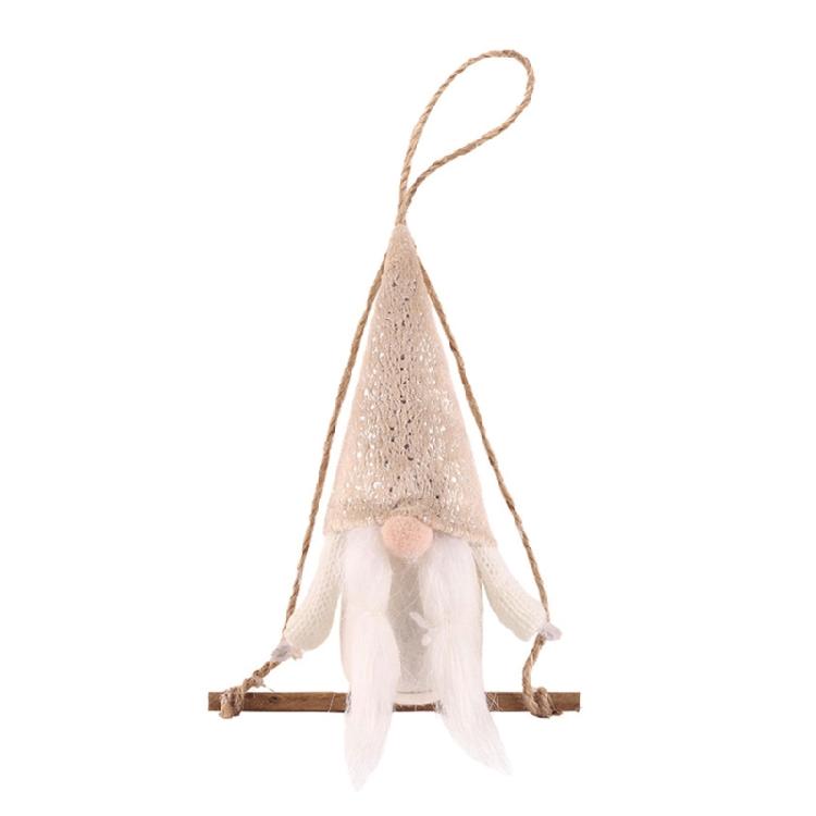 Christmas Gnome Striped Hat Cute Doll Elf Decoration New Year Holiday