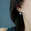 1 Pair of Unique Fish Hooks, 3 Small Fish Short Tassel Earrings, Simple and Cute Earrings for Girls