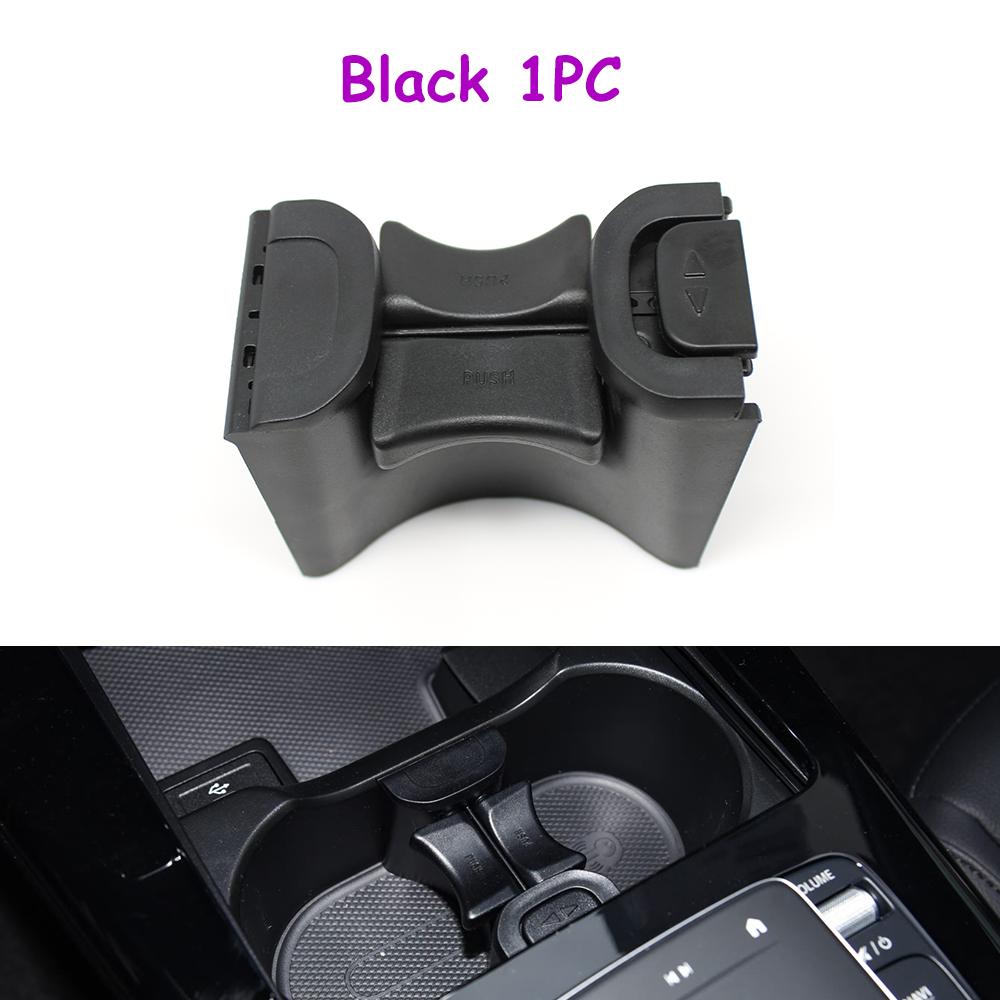 

W177 W118 W247 W243 Car Center Console Beverage Cup Holder Separator Divider For Benz A B CLA GLA GLB EQA EQB Class -2025 Black 1PC