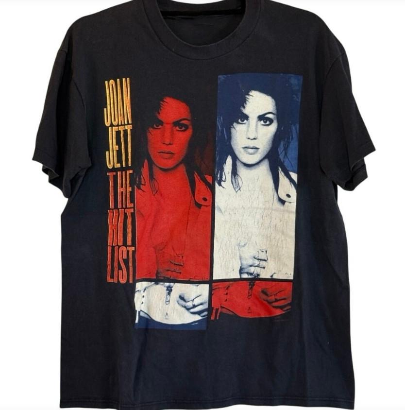 Rare Joan Jett The Hit List TShirt All Size S To 5XL BS771 Unisex T-Shirt L