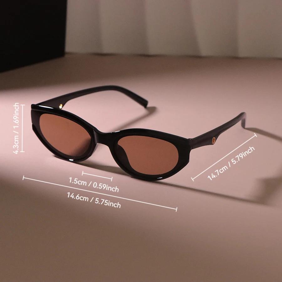 Oval Vintage Sunglasses Women Men Fashion Retro Sun Glasses Female Male Mirror Travel Punk Outdoor Shades