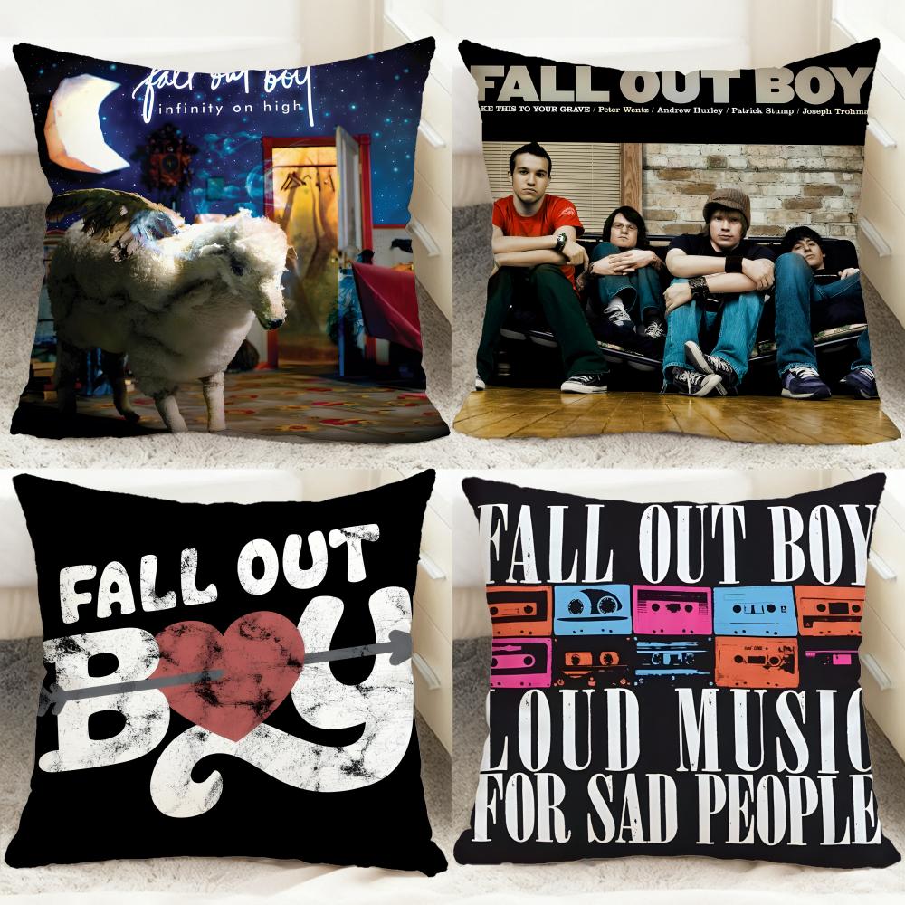 Popular Fffall Out Boyew Cushion Cover Comfortable Reversible Pillow Cover Ideal for Car Sofa Bedroom Beyond