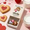 Jesus Love You Matchbox Decoration Match Box with Holding Love Heart Mini Jesus Figurine Inside Valentines Day Easter Religious Ornament Gift