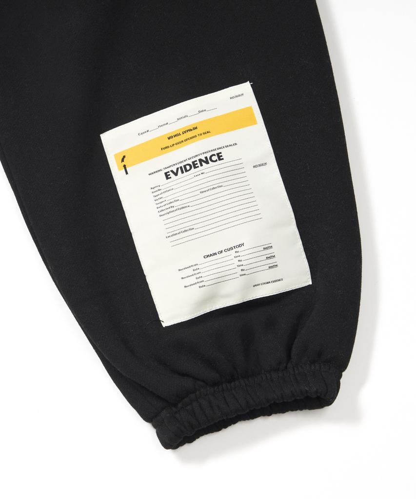 STIGMA Old Letter Wide Jogger Pants Black