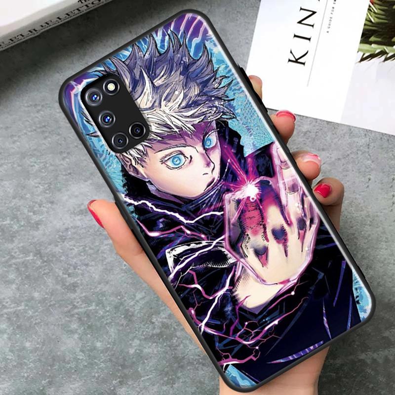 

Аніме-чохол Jujutsu Kaisen Gojo Satoru для OPPO Reno 5 Lite 2Z 2F A15 A52 A72 A92 A83 A54 A74 A94 A5 A9 A31 A53S 2020 Coque OPPO Reno 2Z