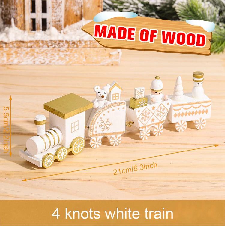 Weihnachtsdekorationen für Zuhause C Weihnachtsbaumschmuck Weihnachts-Zug Frohe Weihnachten Navidad Noel Geschenke Frohes Neues Jahr