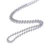 Yhpup Stainless Steel Beads Chain Adjustable Necklace Bracelet Bangle Gold Silver Color Zirconia Popular Jewellery