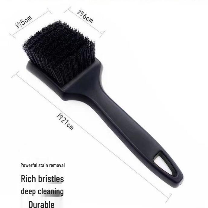 Car Detailing and Cleaning Bristle Brush for Tires, Mats, and Fabrics