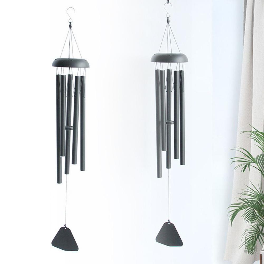 36 Zoll Aluminium-Windspiele Röhren Außen Groß Dunkel getönte Windspiele Verstellbar Für Draußen Haus Hochzeit Party Ornament Geschenke