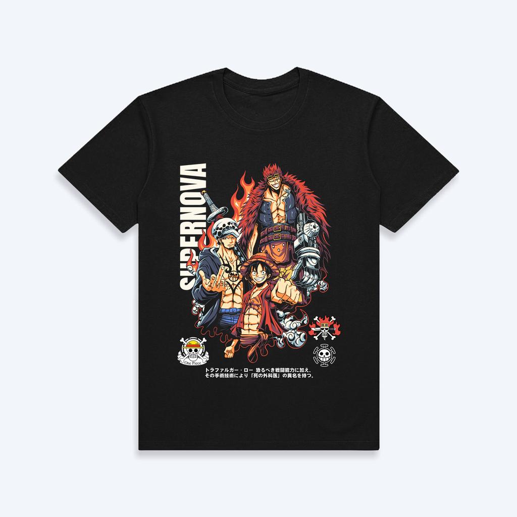 ONE PIECE Anime Nika Luffy Gear 5 Men Women Summer T-shirt Oversized Harajuku Oversized Retro Short Sleeve Casual Comfort Y2k