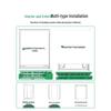 No-Drill Polyester Roller Blind