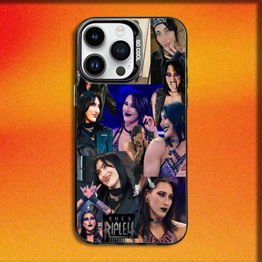 Cool R-Rhea Ripley Wrestler Phone Case For iPhone 16,15,14,13,12,11,Mini,Pro,E,MAX Black Candy Matte Shockproof Cover iPhone16pro